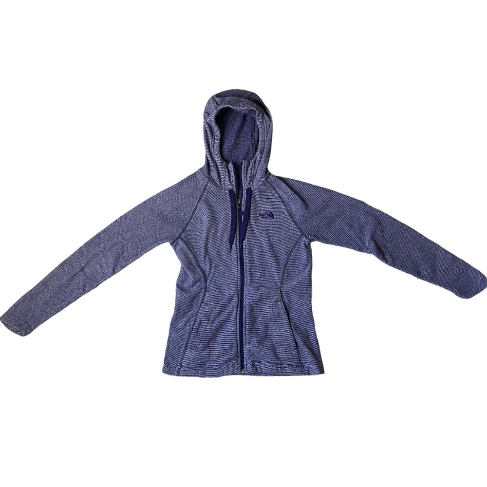 The North Face Polyester Purple Women's Full-zip up Hoodie  (XS)